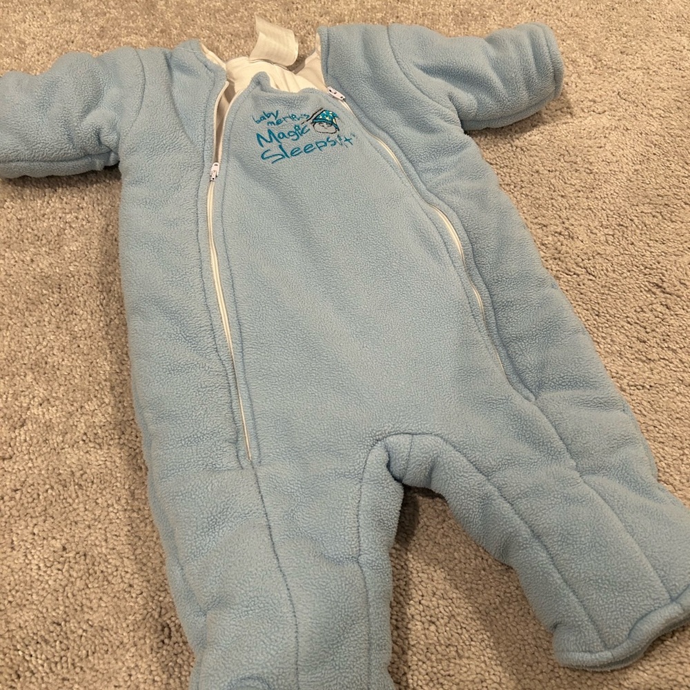 Blue Baby Sleep Suit